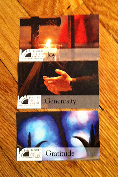 joy, generosity, and gratitude cards